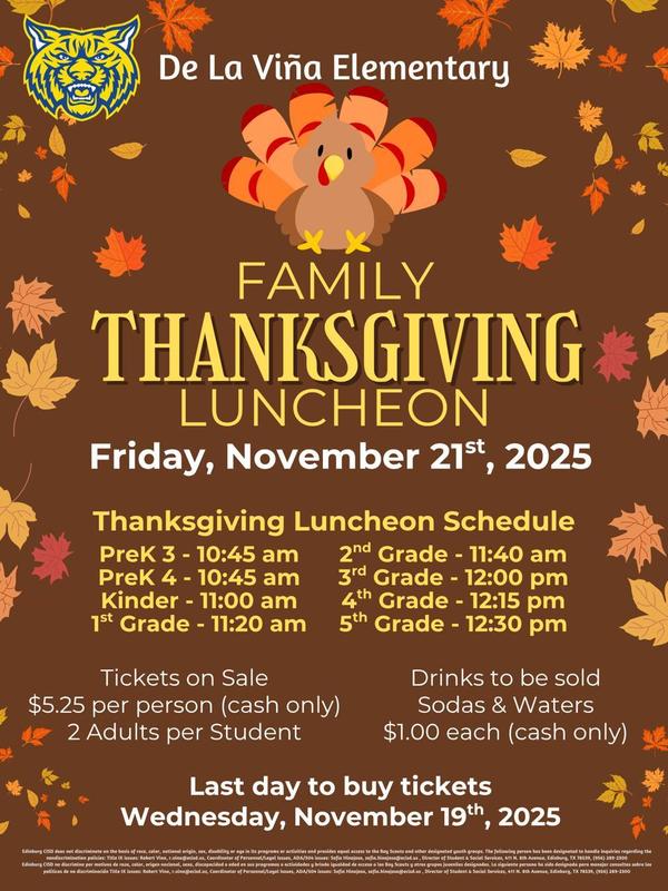 THANKSGIVING LUNCHEON