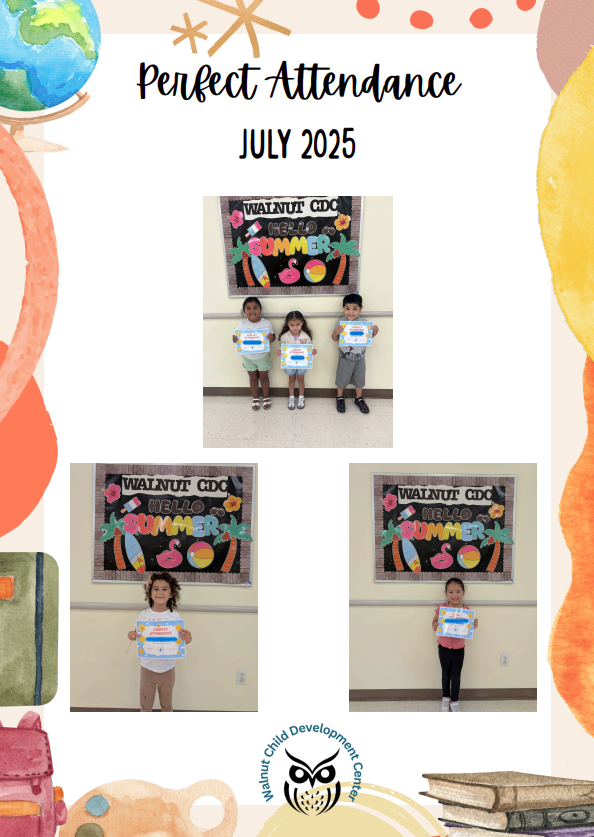 July Perfect Attendance