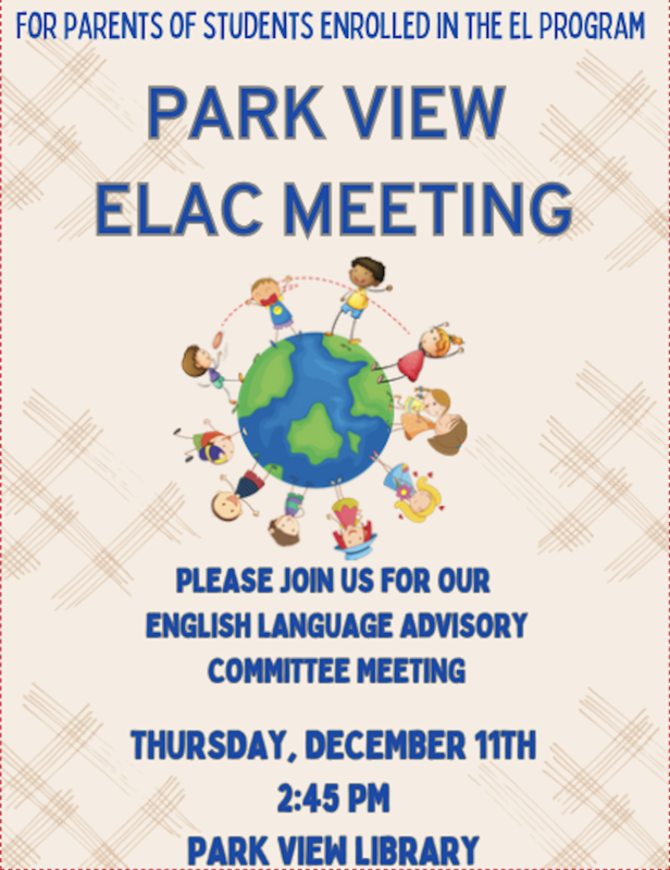 ELAC Meeting