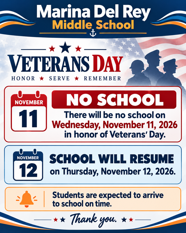 No School on 11-11-26