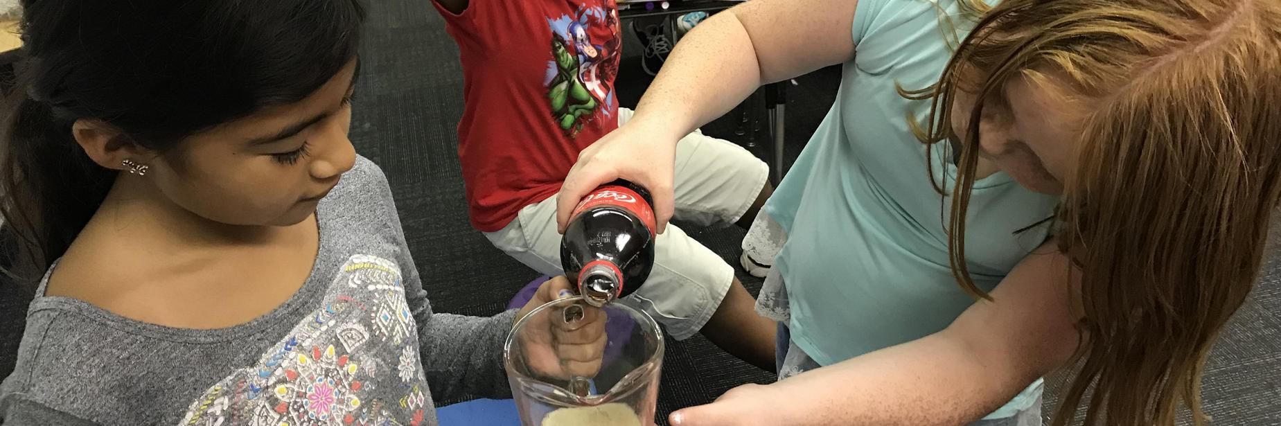 Students Doing Experiment