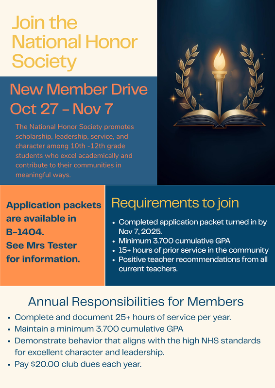 Join the National Honor Society