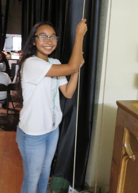 raising the curtain