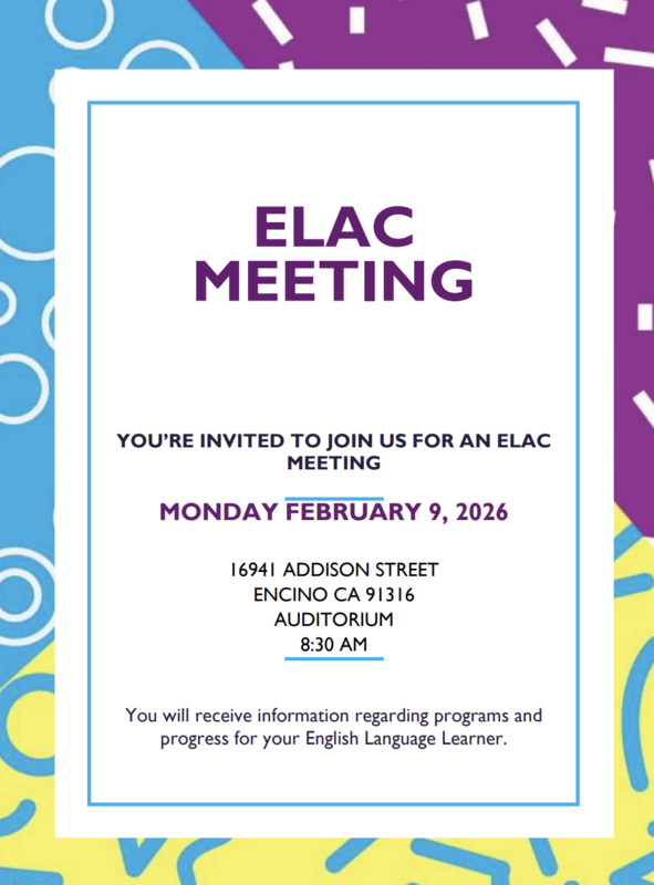 ELAC Meeting