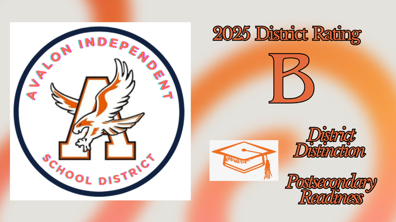 Avalon ISD Earns "B" Rating from TEA
