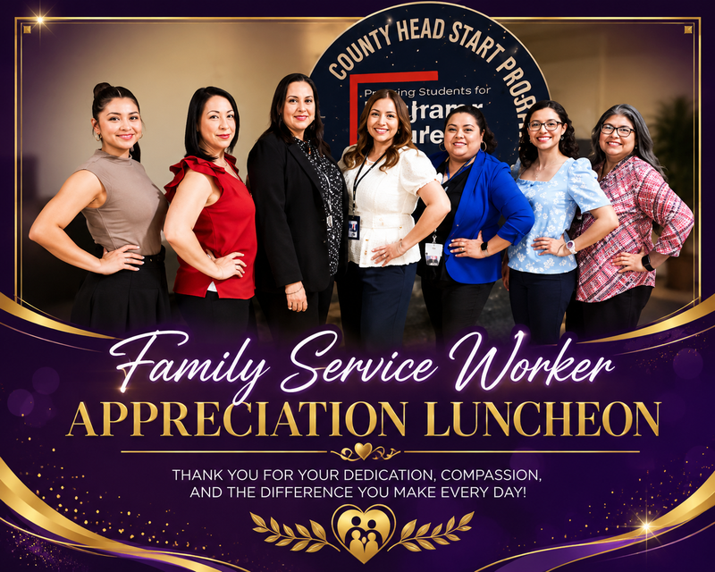 Family Service Worker Luncheon Graphic