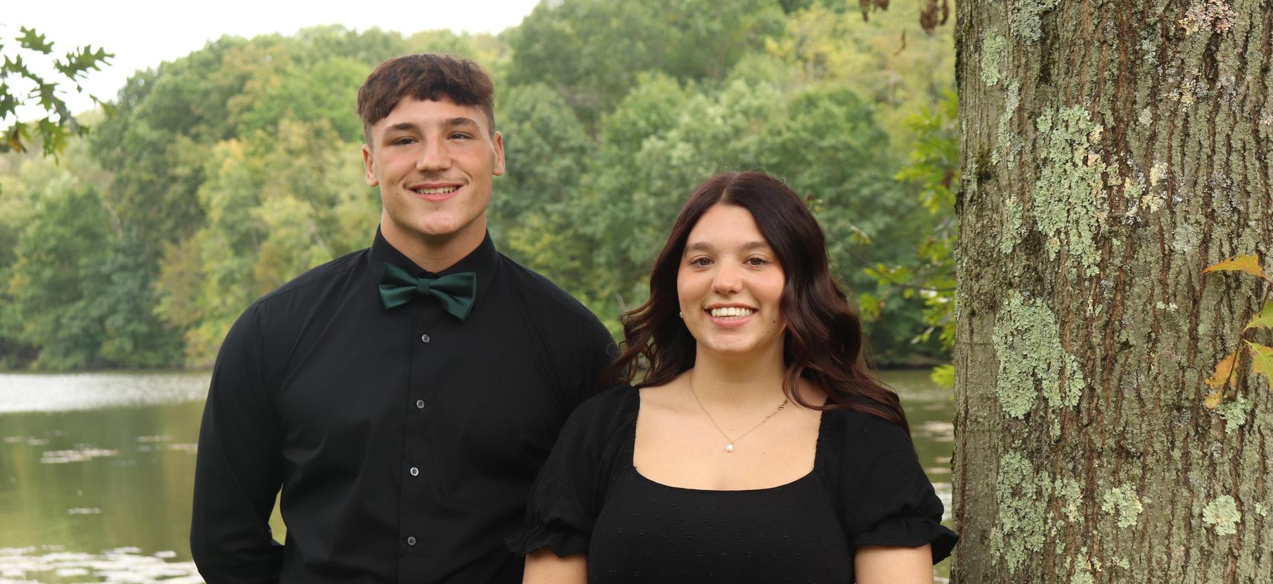 Homecoming Court: Sophia Fouse escorted by Nick Hilty