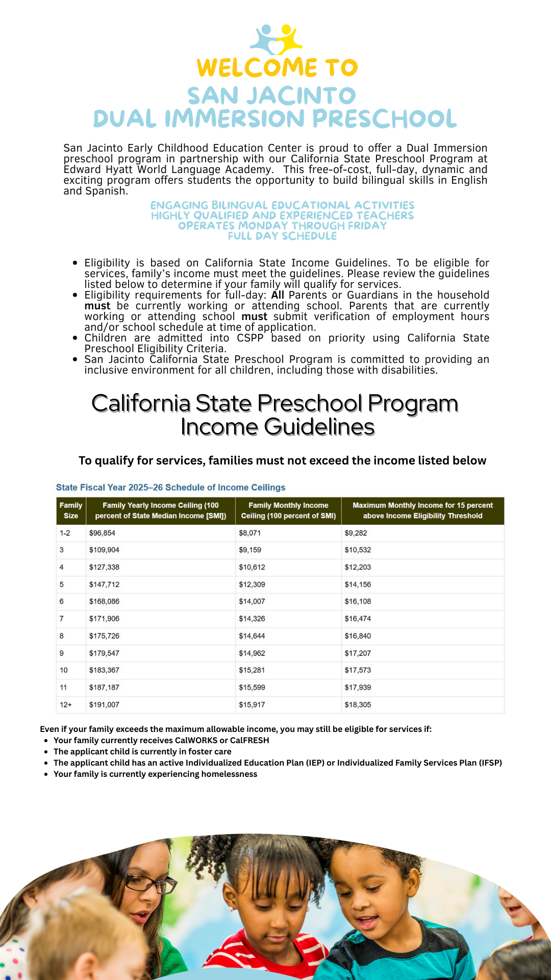 Dual Immersion Preschool