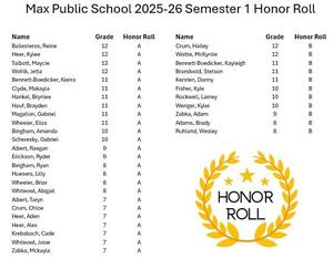 2025-26 Honor Roll