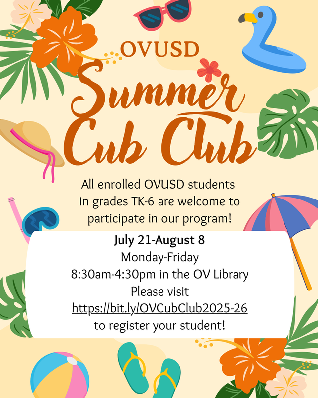 Cub Club Open 7/21-8/8/25
