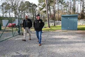 Sheriff Bryant “Wally” Jones and his Administrative Team recently toured PALS Animal Rescue