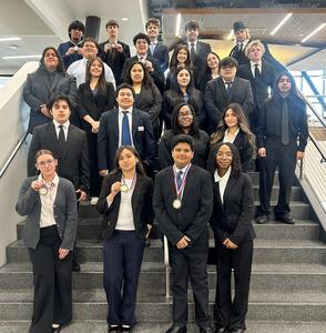 Temple HS business students at the BPA Regional Leadership Conference