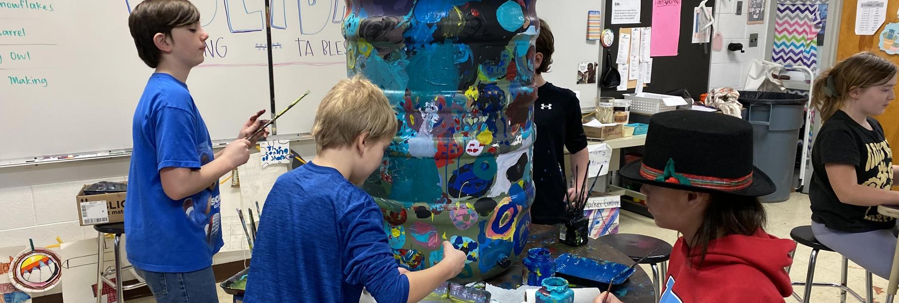 Painting at the IS