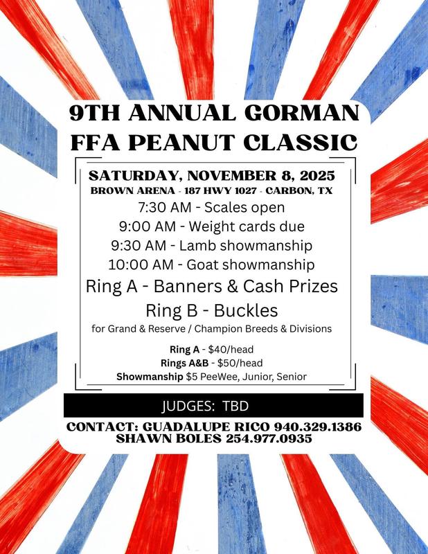 9th Annual Peanut Classic Nov. 8th Featured Photo