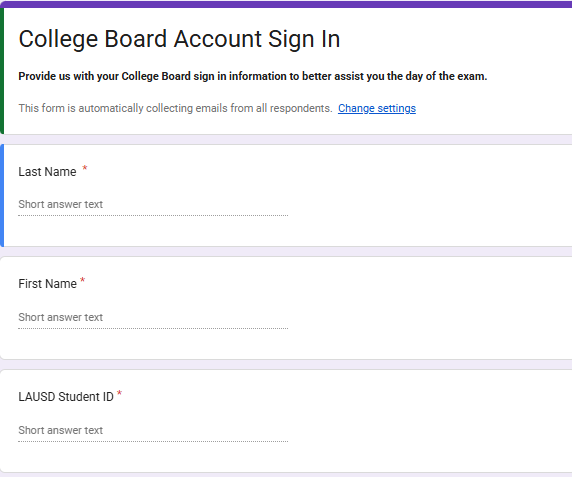 AP Testing 2025-2026 – College Center – South Gate Senior High