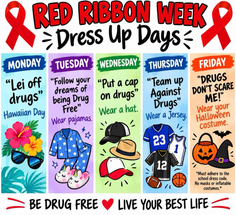 Red Ribbon Week: October 26-30