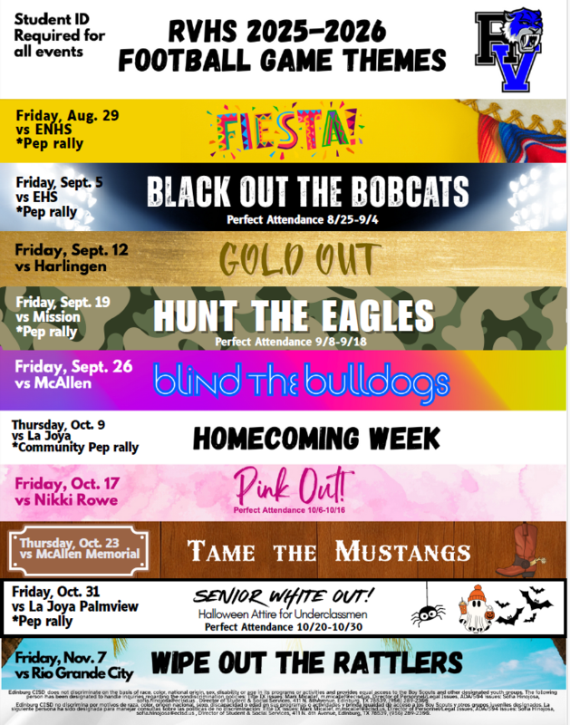 Themes and Pep Rallies