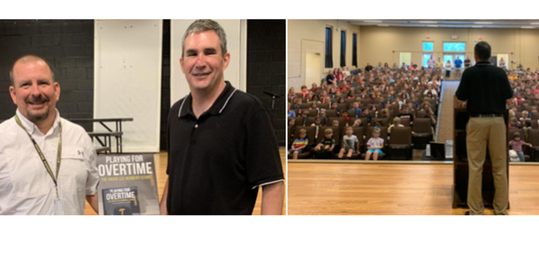 Author Al Ainsworth speaks to Tishomingo School