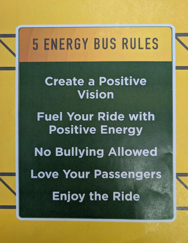 Energy Bus rules for schools