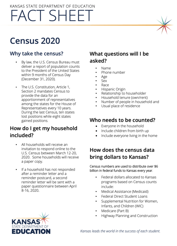 Census fact sheet