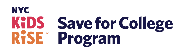 Logo for NYC Kids Rise Savings Program.