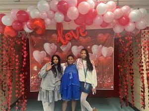 Friends taking a photo together