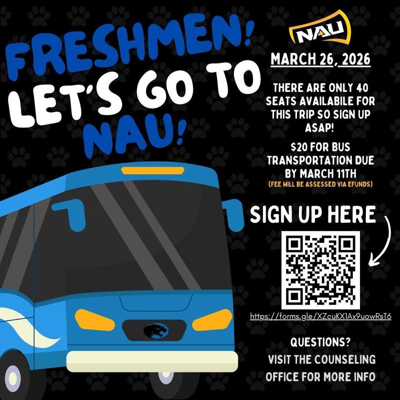 NAU trip flyer