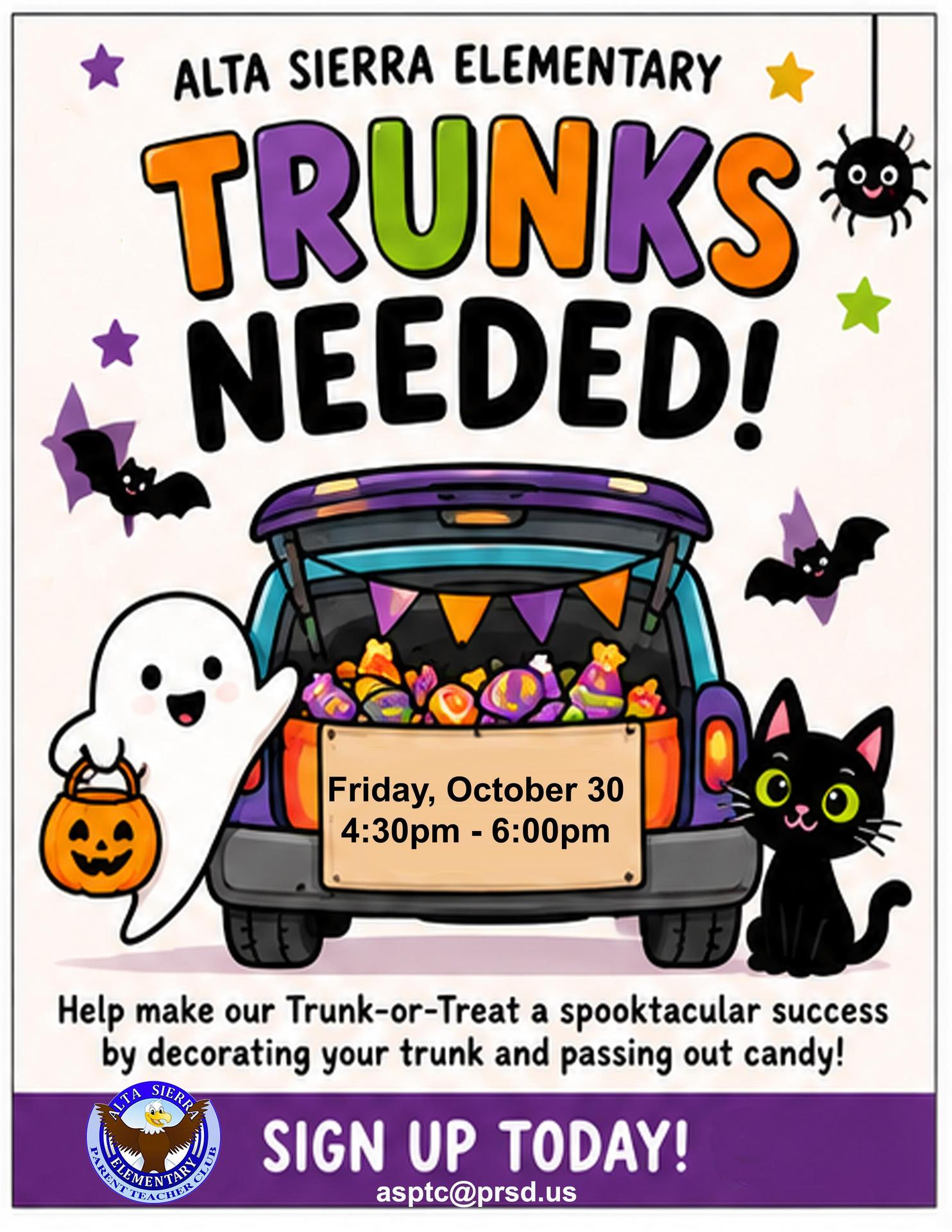 Trunks Needed