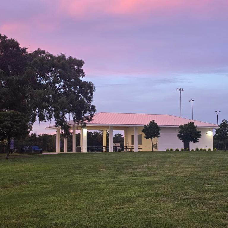 New Pavillion at Sunset