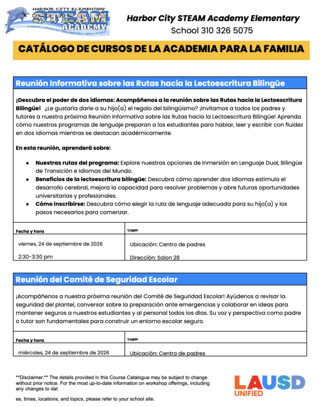 Family academy Spanish 4