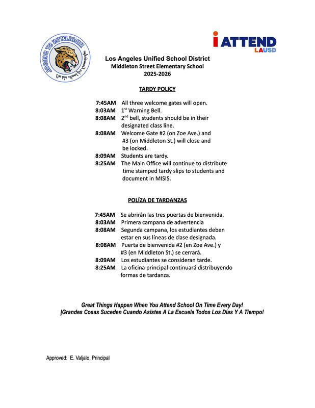 Tardy Policy