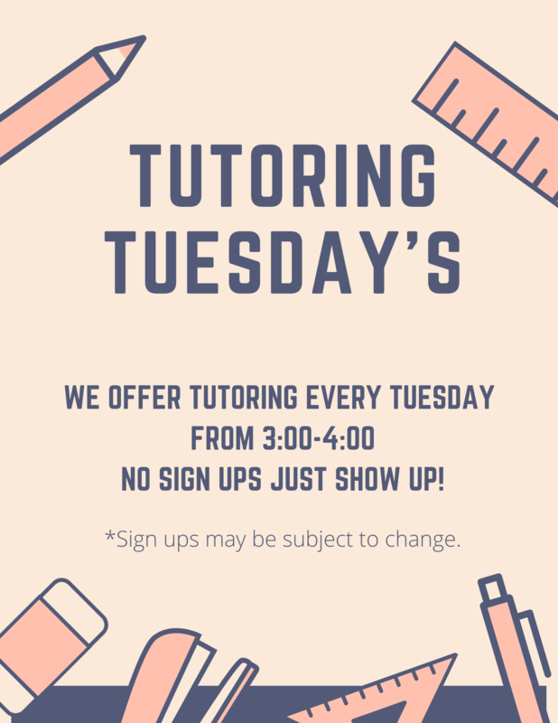 tutoring tuesday