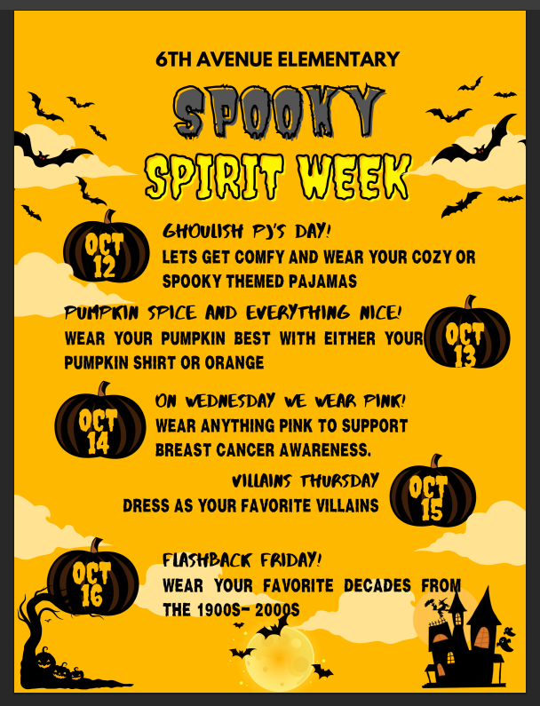 Spirit Week October