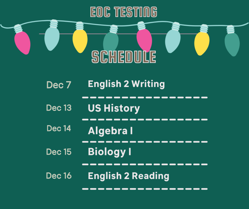 EOC Testing Dates Featured Photo