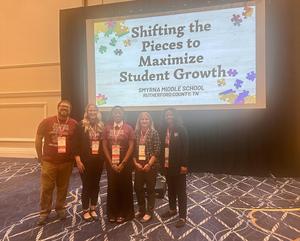 Smyrna Middle School educators presented at 2025 Model Schools conference in Washington, D.C.