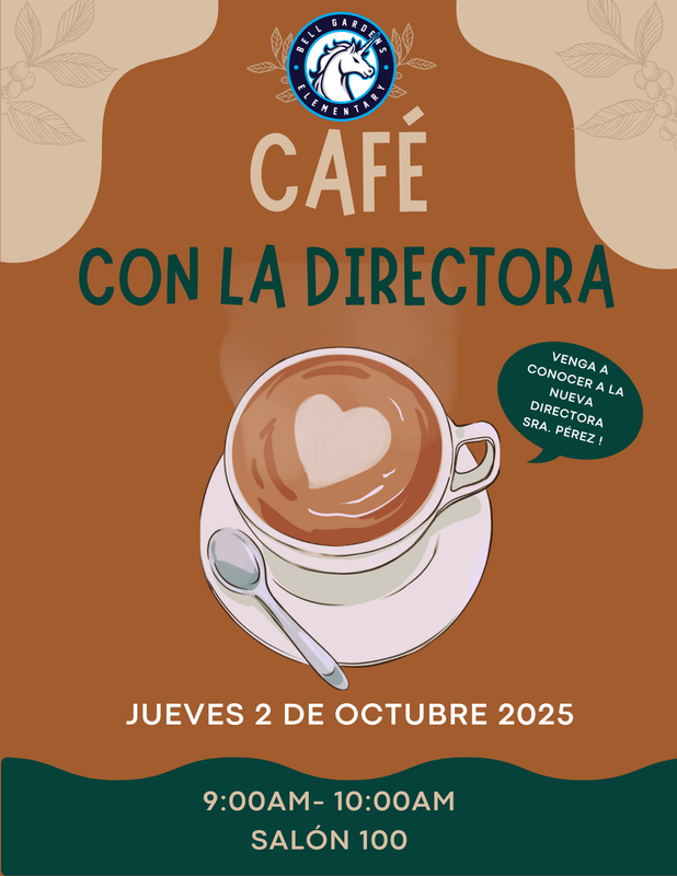 cafe con la directora