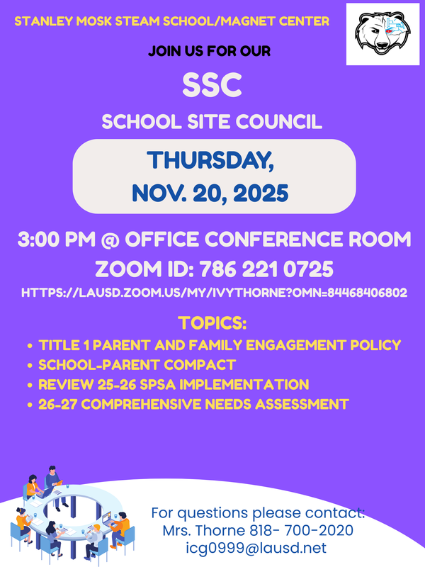 SSC Nov Flyer English