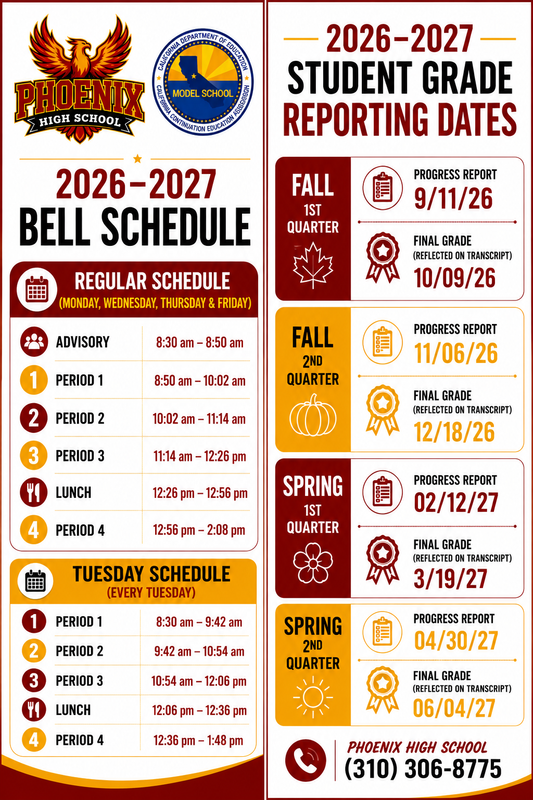 Bell Schedule 2
