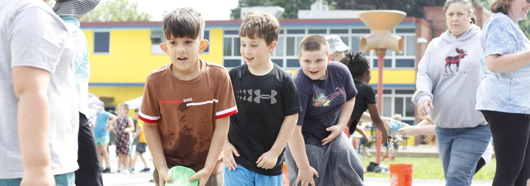 students at field day