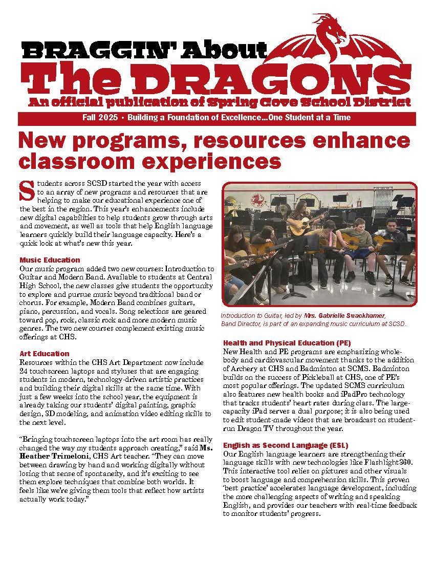 Braggin' About The Dragons Cover Fall 25