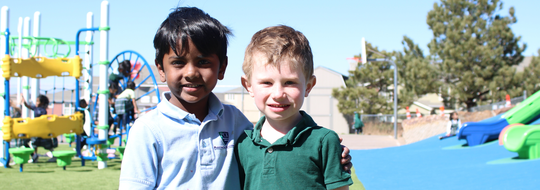 PCK students together on playground