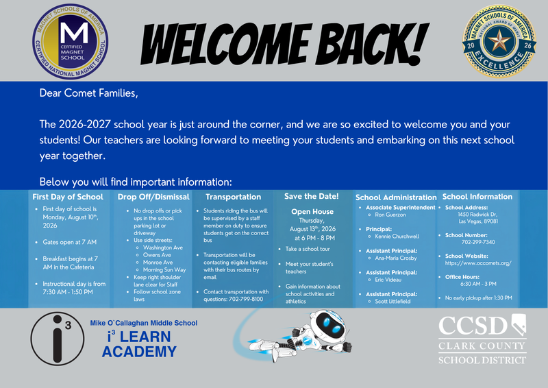i³ Learn Academy Back to School Information Featured Photo