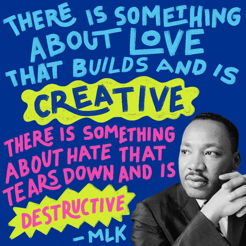 MLK saying 'There is something'