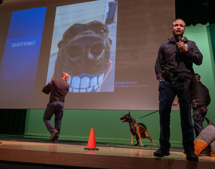 K-9 and Police Handler