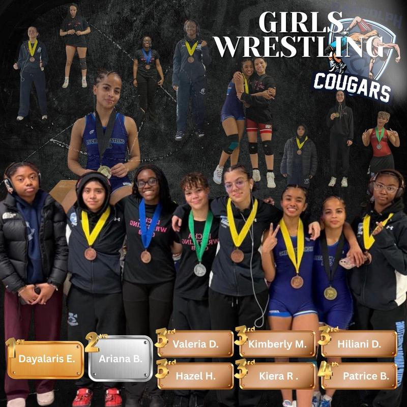 Girls Wrestling City Placements