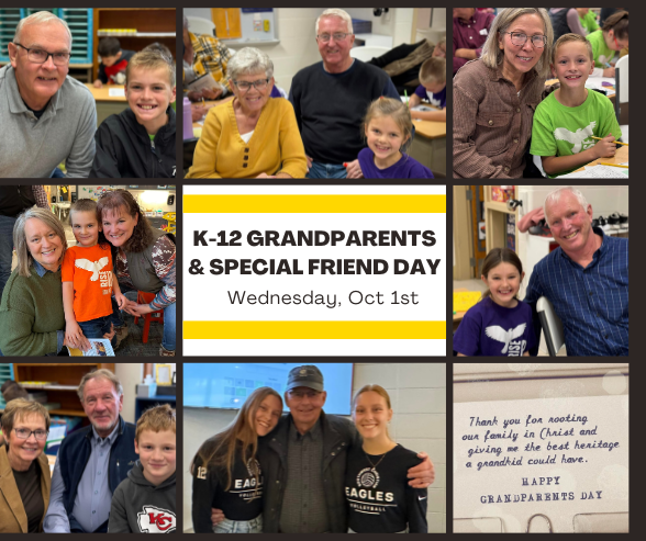K-12 Grandparents/Special Friends Day is Wednesday, October 1st! Featured Photo