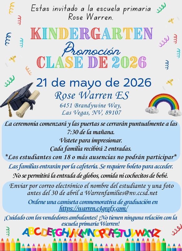 Kindergarten Promotion - Spanish