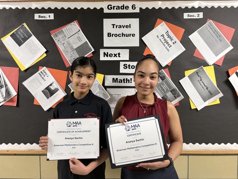 National Math Competition Winner