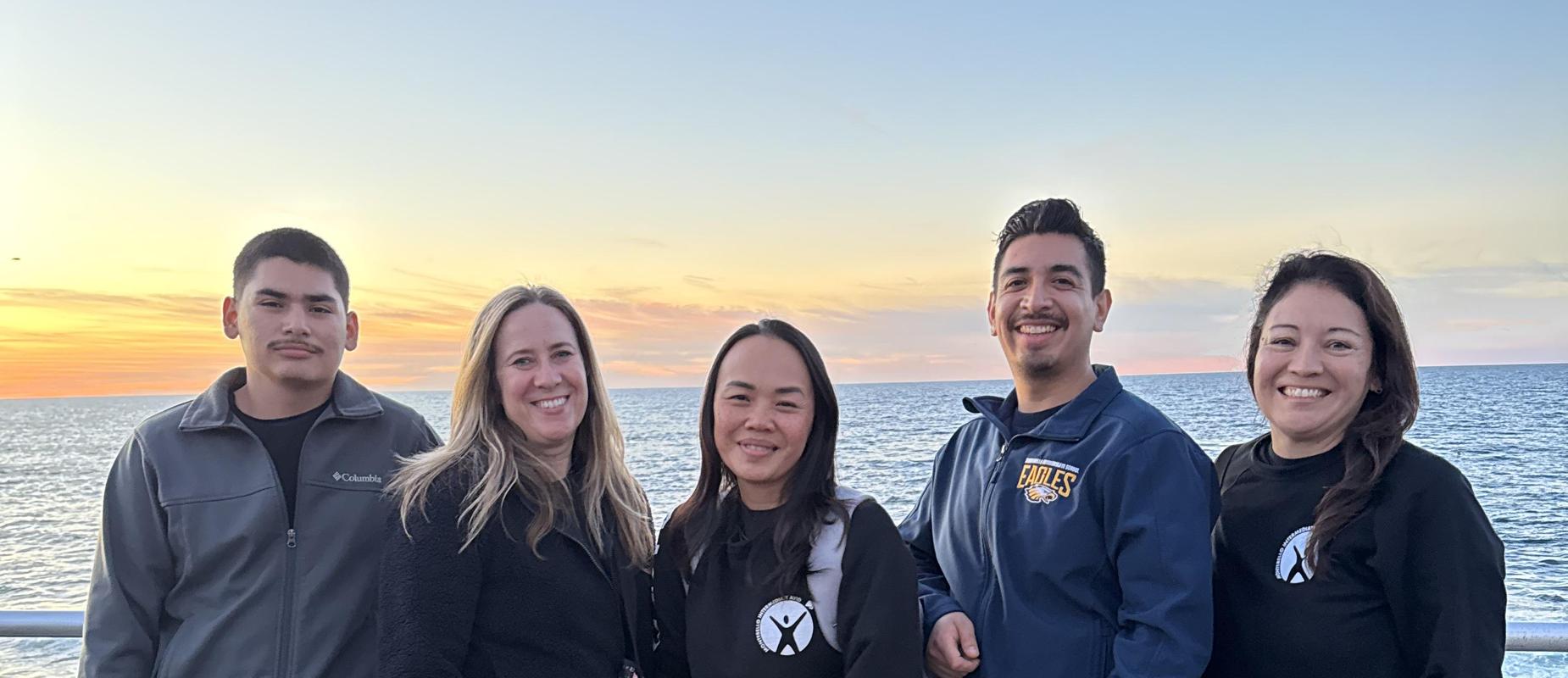 AVID teachers and chaperones