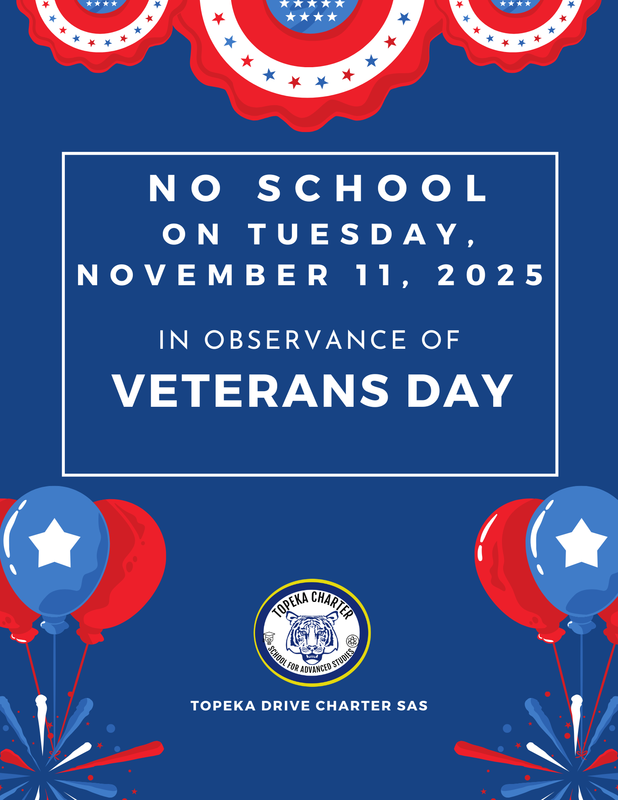 No School Veterans Day flyer
